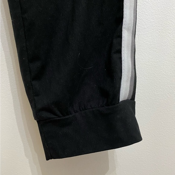 Black jogger pant with white and gray stripe-size L - Picture 4 of 7